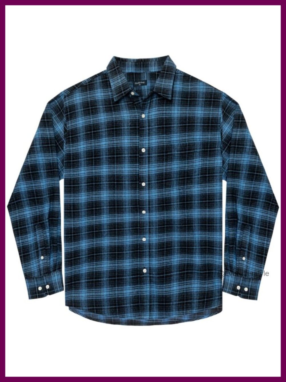 Big and Tall Cotton Flannel Plaid Button Down Shirt Long Sleeve